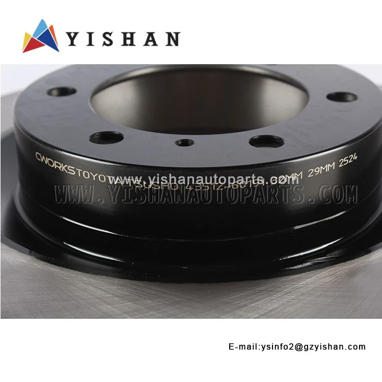 Toyota Tsusho Cworks BRAKE DISC43512-60191-TA suppliers
